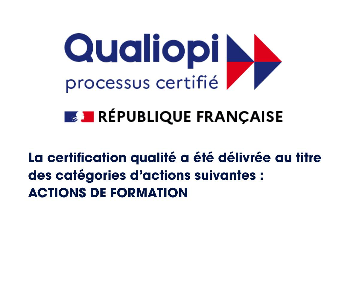 Logo Qualiopi - Actions de formation